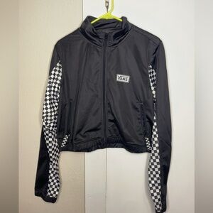 Vans crop zip up